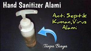 Hand sanitizer alami homemade buatan di rumah oke